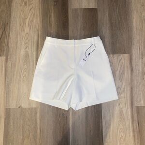 White trouser shorts NWT